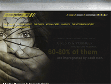 Tablet Screenshot of childpredators.com